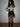 Vegan Faux Leather Slit Skort