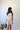 Cream Crossed Back Linen Top
