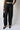 Contrast Waist Wide Leg Trouser Pants