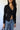 Ribbed Twist Front Sweater Cardigan