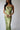 Green Zebra Swirl Strapless Maxi