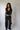 Lace Trim Satin Tie Front Top