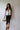 White and Black Poplin Top
