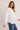 White Floral Embroidered Puff Sleeve Button Down