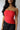 Red Textured Asymmetrical Tube Top