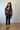 Chocolate Deep-V Balloon-Sleeve Cardigan