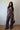 Chocolate Pinstripe Button Front Vest (part of a set)
