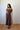 Cocoa Off Shoulder Ruched Midi Dress