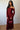 Burgundy Off-Shoulder Knit Top (part of a set)
